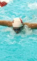 Allison Kay swam an NCAA B standard of 2:00.83 in the 200-yard butterfly for a first-place finish.