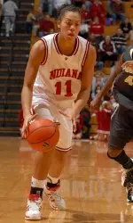 Whitney Thomas collected her fifth double-double of the season with 17 points and 18 rebounds.