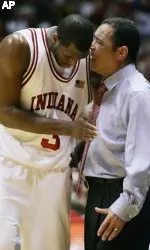 Kelvin Sampson and D.J. White
