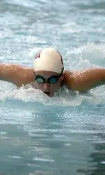 Donna Smailis picked up victories in the 100- and 200-yard freestyle events at Purdue on Saturday.