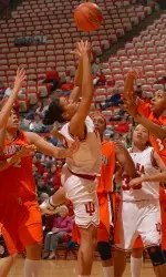 Whitney Thomas collected 16 points and 12 rebounds in IU's win over Illinois on Jan. 6.