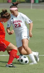 Liz Holby and the Hoosiers will take on Iowa and Minnesota this weekend in a pair of road conference contests.