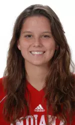 Lindsay Campbell made four saves in a losing effort for Indiana on Friday.