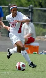Jocelyn Moses' second goal of the season came with less than four minutes left in regulation to give Indiana a 1-1 tie with Purdue.