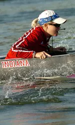 Senior coxswain Madison Spruell