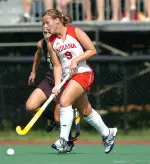 Junior Haley Funk tallied her fifth goal on the season, providing the Hoosiers only score in the game.