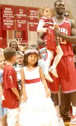 Tijan Jobe and the Hoosiers hosted the Haunted Hall of Hoops on Friday night.