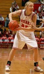 Sophomore Haylie Linn scored a team-high 16 points in IU's exhibition opener.