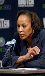 Indiana head coach Felisha Legette-Jack