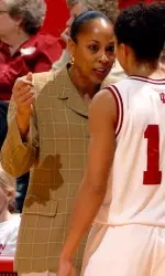 Indiana head coach Felisha Legette-Jack
