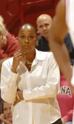 Indiana head coach Felisha Legette-Jack
