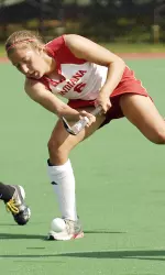 Junior field hockey standout Brittney Hacken, a biology major, maintained an unblemished 4.0 GPA.