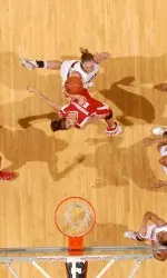 Sophomore Jamie Braun led IU with 15 points in a tough loss to Michigan State in Assembly Hall.