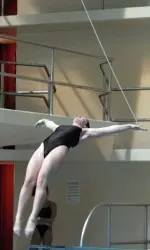 Brittney Feldman looks to continue Indiana's diving success at the Big Ten Championships.