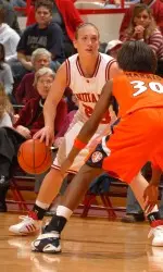 Sophomore Jamie Braun scored a season-high 26 points at Iowa on Sunday, Feb. 3.