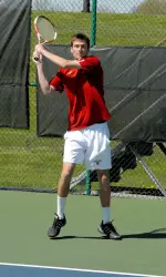 Senior Dara McLoughlin won both his singles and doubles match