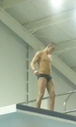 Freshman Landon Marzullo competes in his first NCAA Championships this weekend in Federal Way, Wash.