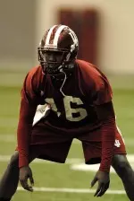 Senior cornerback Christopher Phillips visited with the media following the team's second team practice.