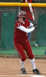 Julia Hamilton had a leadoff single for the Hoosiers against Michigan on Saturday.