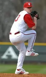 Jason Ferrell threw 3 1/3 innings of solid relief to collect a win for the Hoosiers.
