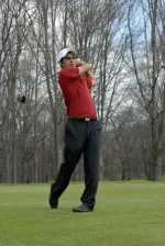 Senior Santiago Quirarte is in second place after two rounds at the adidas Hoosier Invitational.