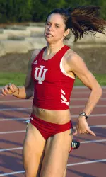 Senior Lauren Keefe was part of the 4x800m relay team that came away with a first-place finish on Sunday.