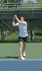 Brianna Williams improved to 13-1 in singles dual matches
