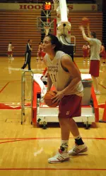 Junior forward Whitney Thomas earned Second Team All-Big Ten honors from the league's media and third team honors from its coaches.