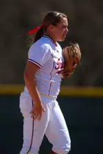 Monica Wright tossed a one-hitter in the Hoosiers' 4-0 win over Ohio State on Saturday.