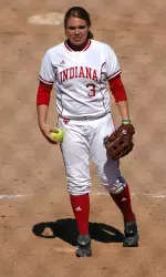 Monica Wright is coming off a one-hitter against Ohio State on Saturday.