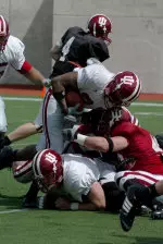 The Hoosiers will wrap up spring practice with the Cream & Crimson Scrimmage at 2 p.m. on Saturday.