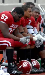 The Hoosier defense picked off four passes and recorded two sacks on Saturday.