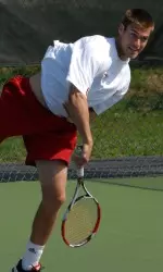 Senior Thomas Richter, IU's top singles player, led the Hoosiers to their first NCAA Tournament