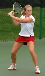 Freshman Charlotte Martin picked up a big win at Northwestern