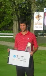 Jorge Campillo shared second place at the NCAA Finals, matching the best individual finish in Hoosier history.