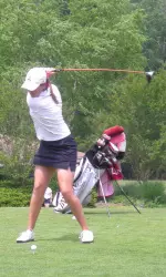 Indiana got its first look at the UGA Golf Course Wednesday afternoon with a practice round.