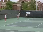 The Hoosiers practiced at the Dunbar Tennis Pavilion on the campus of the University of Mississippi on Thursday.