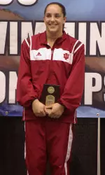 IU senior Christina Loukas will begin her quest for a medal at the 2008 Olympics on Aug. 15.