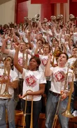 The band at last season's Hoosier Hysteria