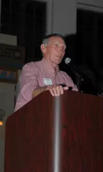 Cook Group Incorporated Chairman of the Board and President of the Indiana University Trustees, Stephen L. Ferguson welcomed the guests on behalf of the Cook Group.