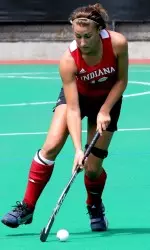 Indiana came out firing, as junior forward Alina Valenti put in a rebound on a missed shot out of penalty corner in the 15th minute.
