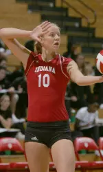Ashley Benson hit .500 (21-3-36) with six blocks against Kentucky