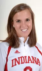 Indiana was led by junior Haley Funk, who recorded two goals in the 2-0 win.