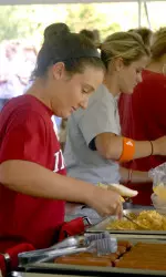 IU Athletics held a Welcome Back Picnic for its student-athletes on Sunday, Sept. 7.