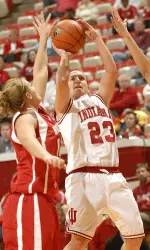 Junior Jamie Braun is 16 points from becoming the 21st Hoosier to reach 1,000 career points.