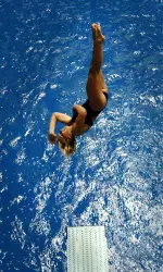 Indiana swept the diving events on Friday with wins on the one-meter, three-meter and platform.