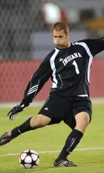 Luis Soffner had three saves at Michigan, including one in the final seconds that clinched the win for Indiana.