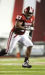 Senior defensive end Jammie Kirlew joined head coach Bill Lynch at his weekly press conference.