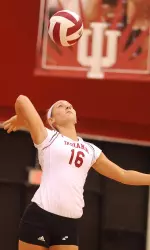 Laura Matula was deadly from the service line with four aces