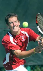 Isade Juneau advanced to his second singles final in as many collegiate tournaments.